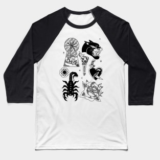 Flash Tattoo Shirt Baseball T-Shirt